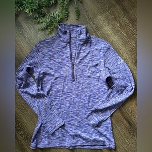 Columbia Purple half Zip Jacket